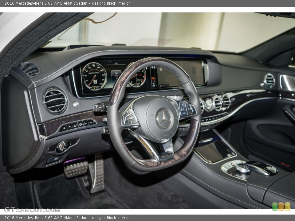 designo Black Interior Prime Interior for the 2016 Mercedes-Benz S 63 AMG 4Matic Sedan #109290265