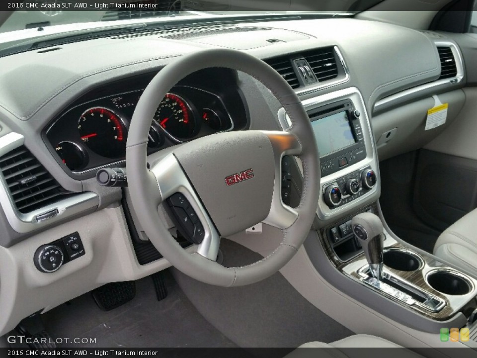 Light Titanium 2016 GMC Acadia Interiors