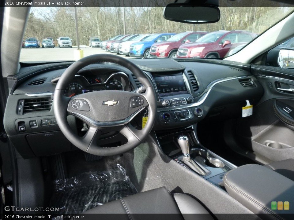 Jet Black 2016 Chevrolet Impala Interiors
