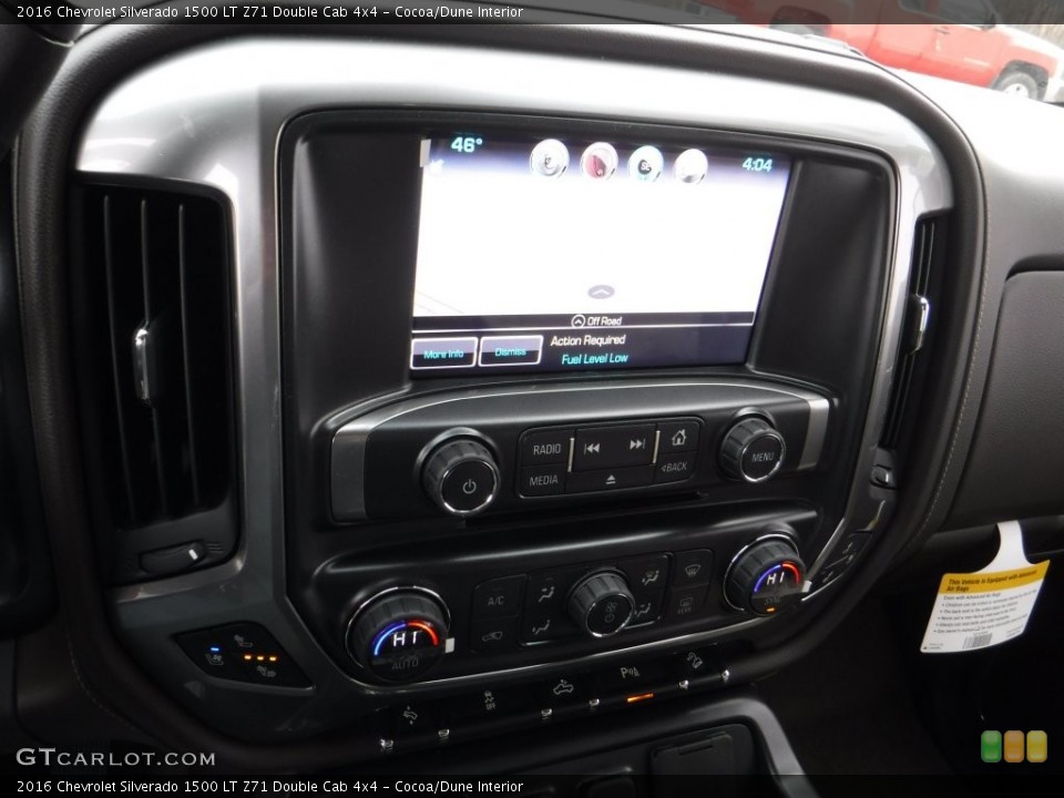 Cocoa/Dune Interior Controls for the 2016 Chevrolet Silverado 1500 LT Z71 Double Cab 4x4 #109303435