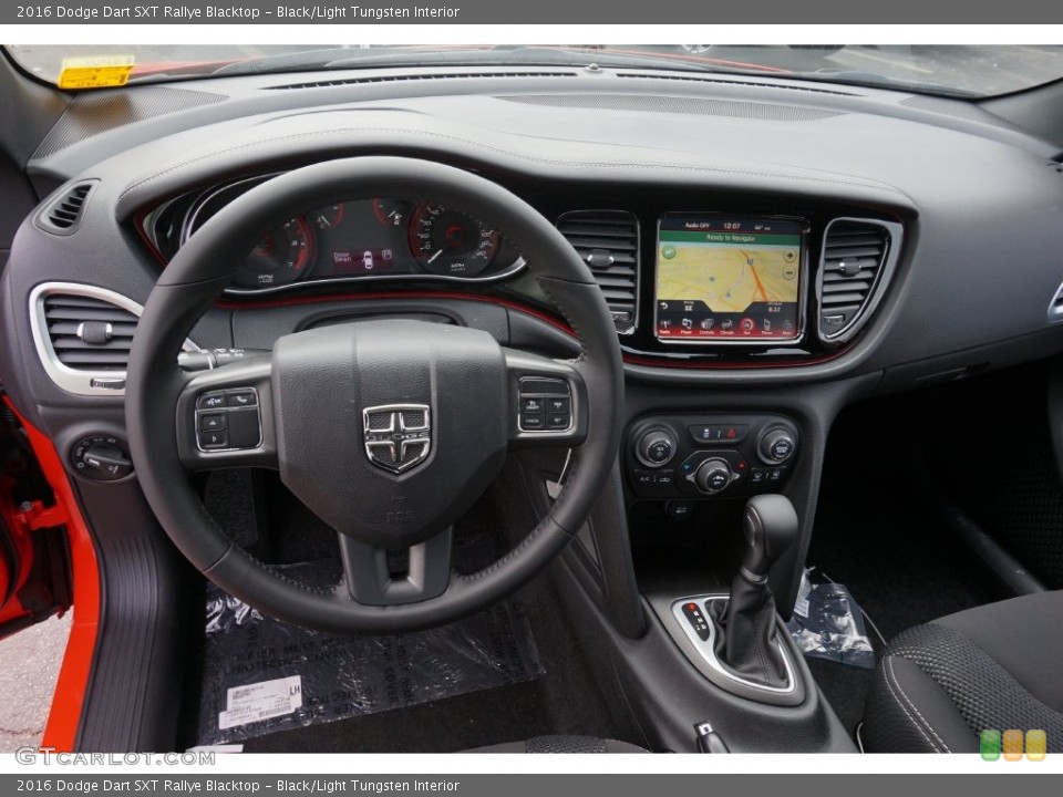Black/Light Tungsten Interior Dashboard for the 2016 Dodge Dart SXT Rallye Blacktop #109311161