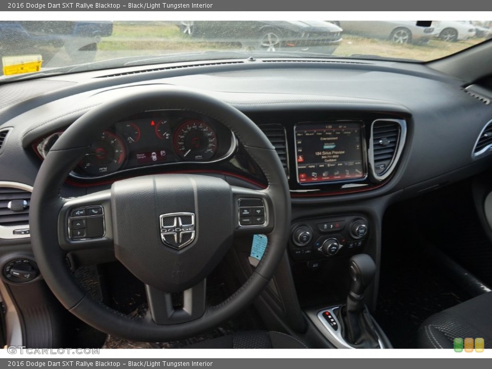 Black/Light Tungsten Interior Dashboard for the 2016 Dodge Dart SXT Rallye Blacktop #109313558