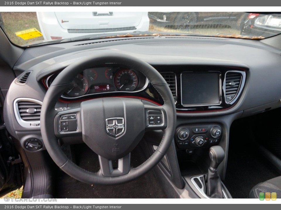 Black/Light Tungsten Interior Dashboard for the 2016 Dodge Dart SXT Rallye Blacktop #109313750