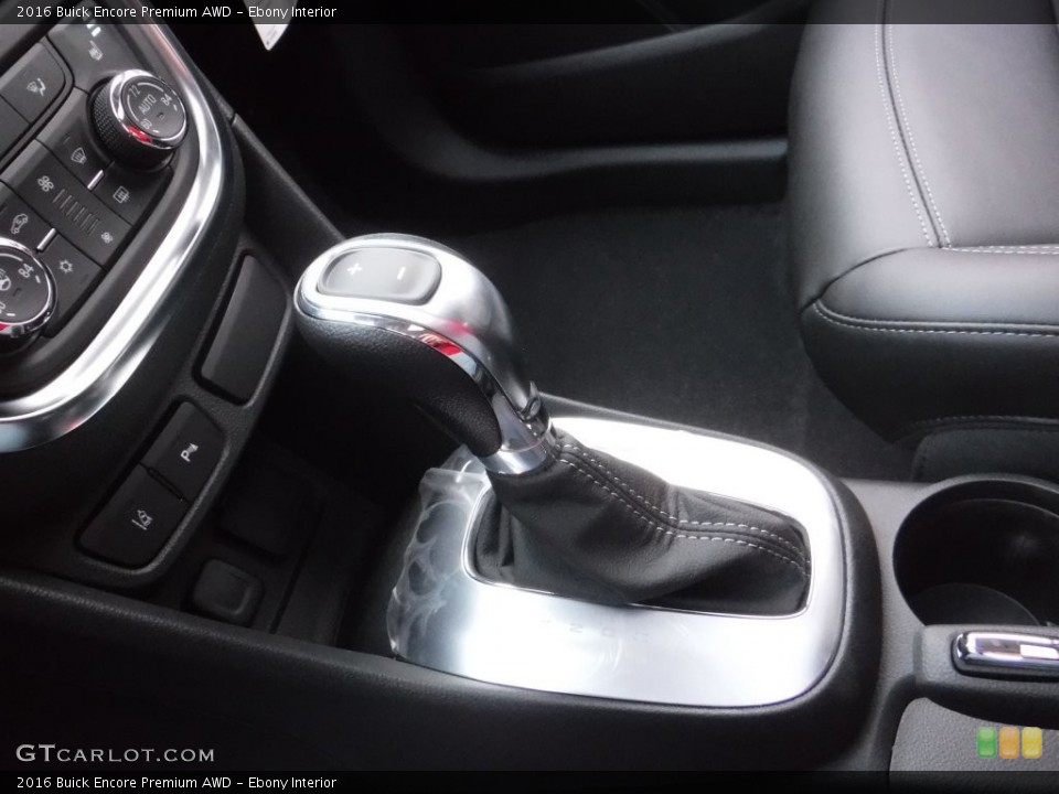 Ebony Interior Transmission for the 2016 Buick Encore Premium AWD #109317981