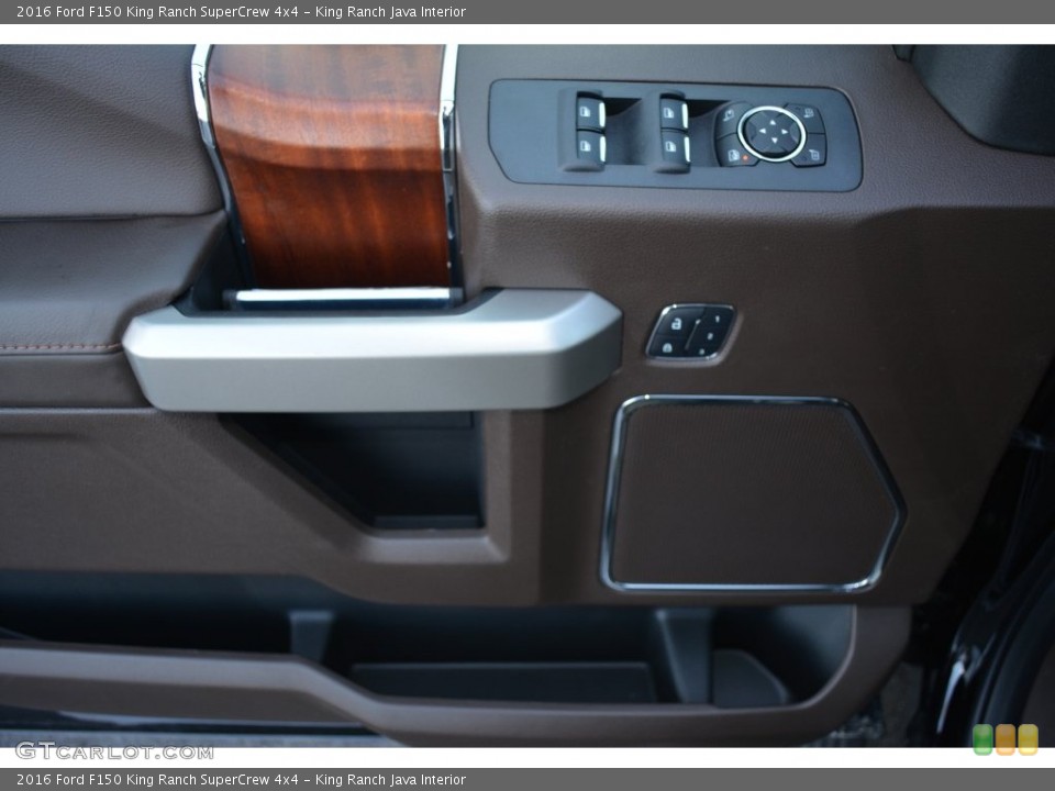 King Ranch Java Interior Controls for the 2016 Ford F150 King Ranch SuperCrew 4x4 #109338044