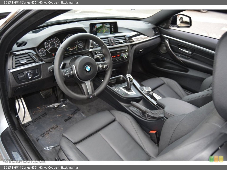 Black Interior Prime Interior for the 2015 BMW 4 Series 435i xDrive Coupe #109341018