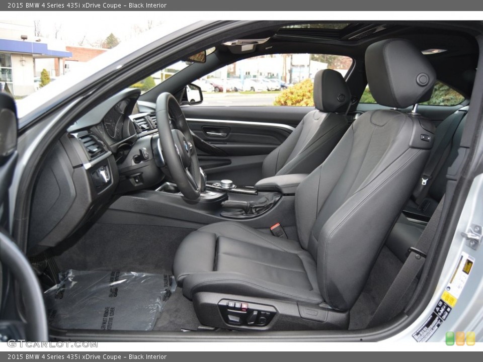 Black Interior Front Seat for the 2015 BMW 4 Series 435i xDrive Coupe #109341044