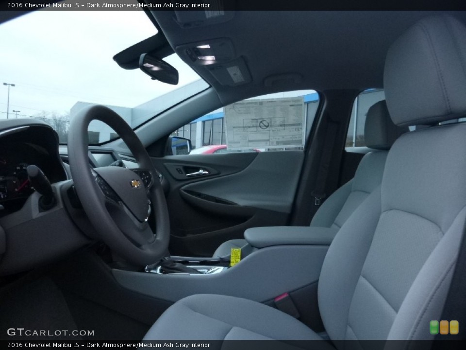 Dark Atmosphere/Medium Ash Gray Interior Front Seat for the 2016 Chevrolet Malibu LS #109342631