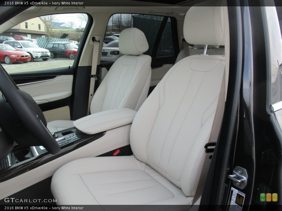 Ivory White 2016 BMW X5 Interiors