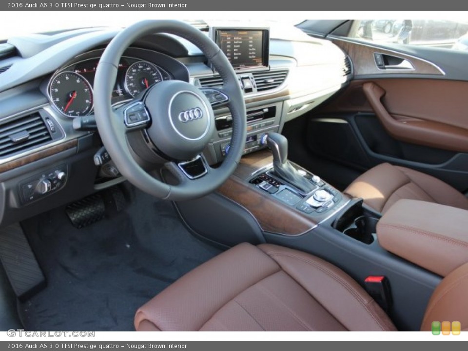 Nougat Brown Interior Photo for the 2016 Audi A6 3.0 TFSI Prestige quattro #109344236