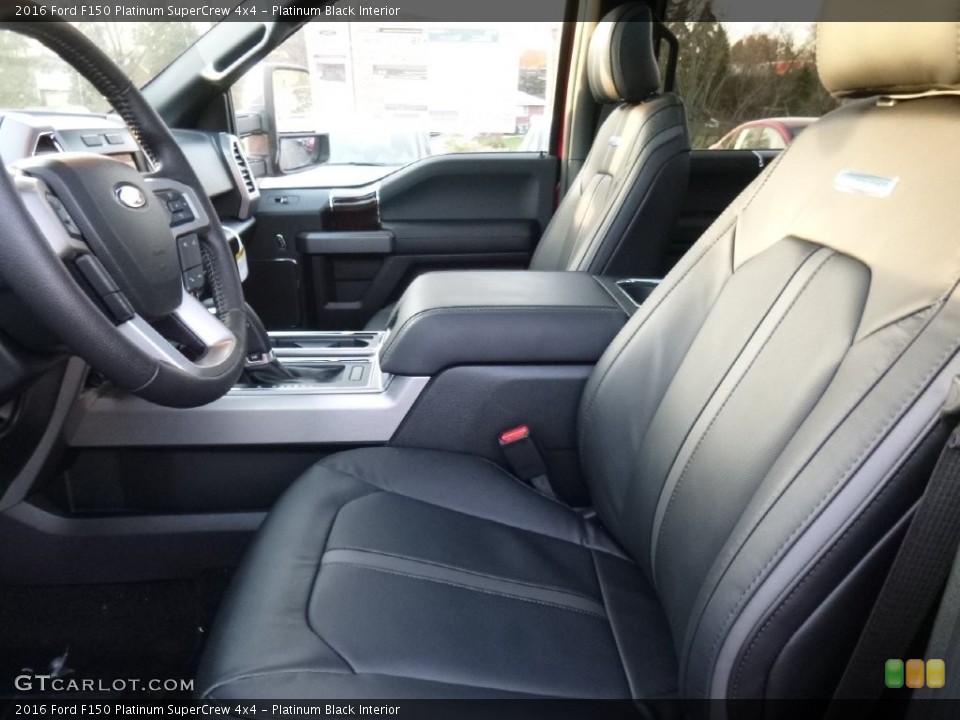 Platinum Black Interior Photo for the 2016 Ford F150 Platinum SuperCrew 4x4 #109348394