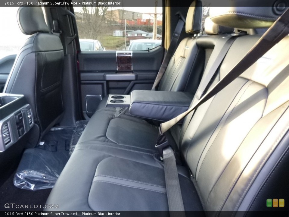 Platinum Black Interior Rear Seat for the 2016 Ford F150 Platinum SuperCrew 4x4 #109348418