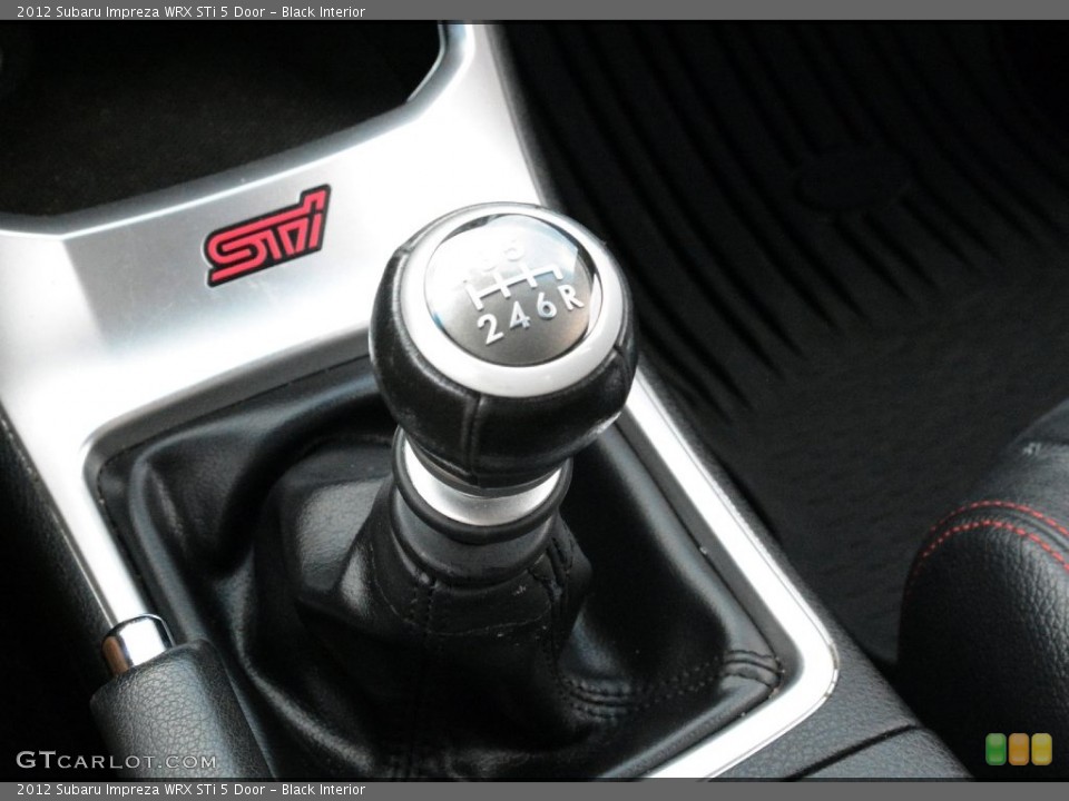 Black Interior Transmission for the 2012 Subaru Impreza WRX STi 5 Door #109359080