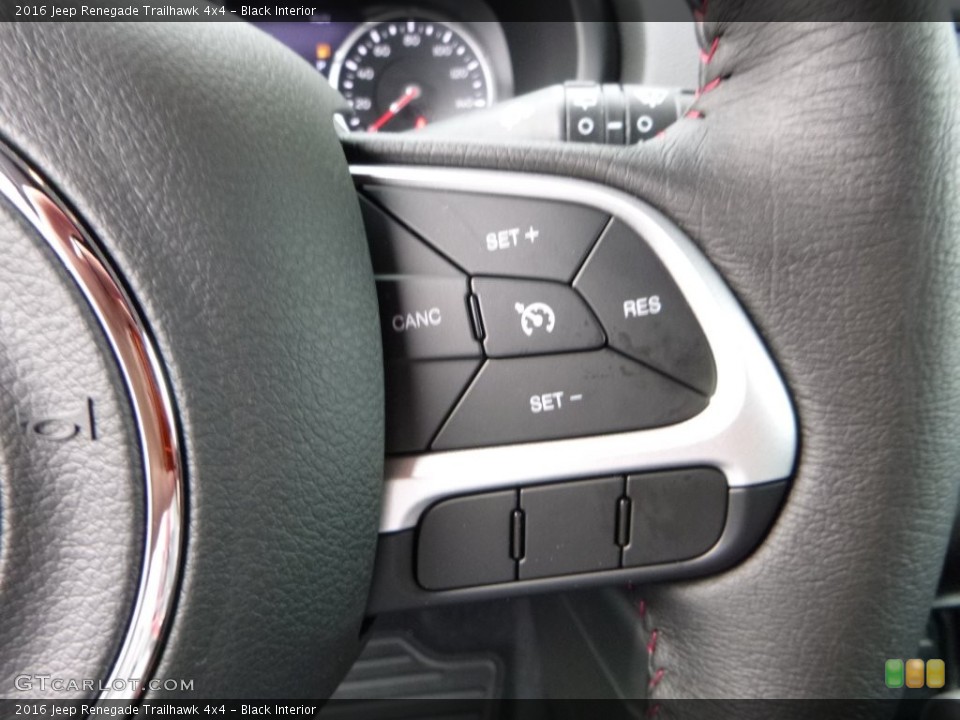 Black Interior Controls for the 2016 Jeep Renegade Trailhawk 4x4 #109360310