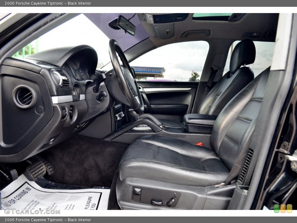 Black Interior Front Seat for the 2006 Porsche Cayenne Tiptronic #109366147