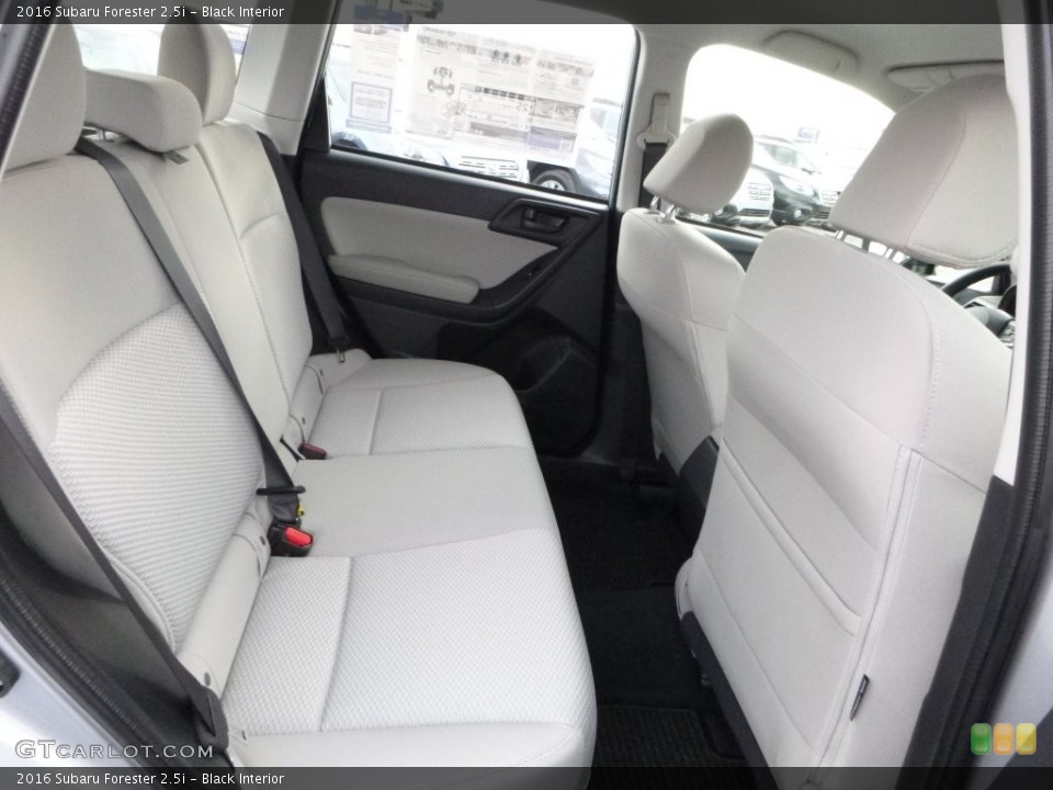 Black Interior Rear Seat for the 2016 Subaru Forester 2.5i #109380711
