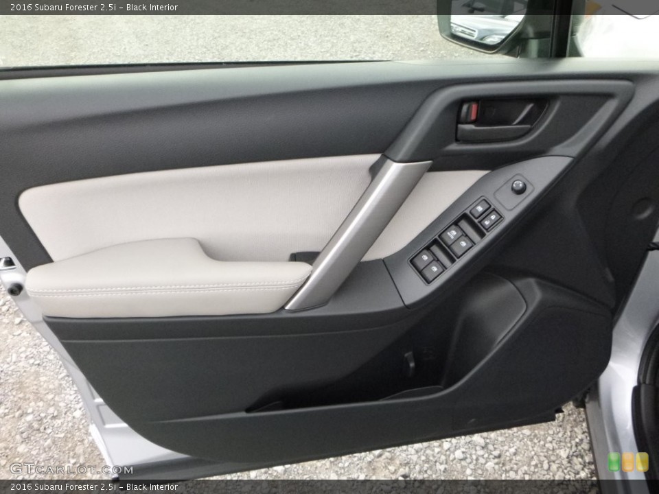 Black Interior Door Panel for the 2016 Subaru Forester 2.5i #109380880