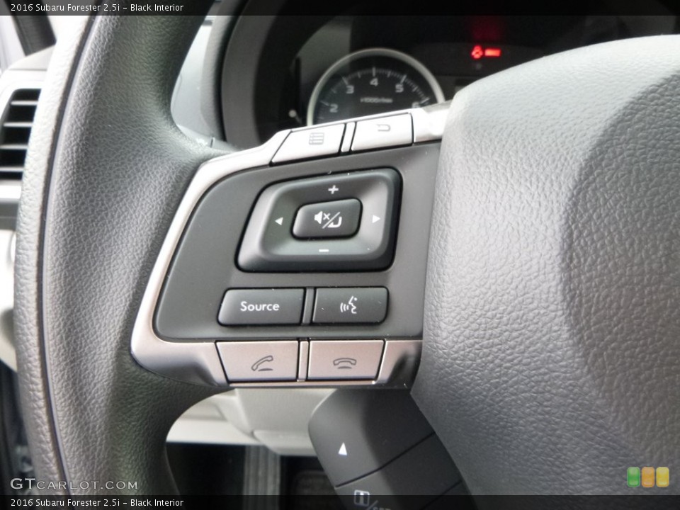 Black Interior Controls for the 2016 Subaru Forester 2.5i #109381026