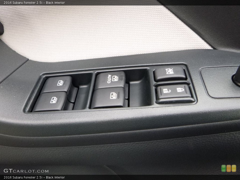 Black Interior Controls for the 2016 Subaru Forester 2.5i #109381047