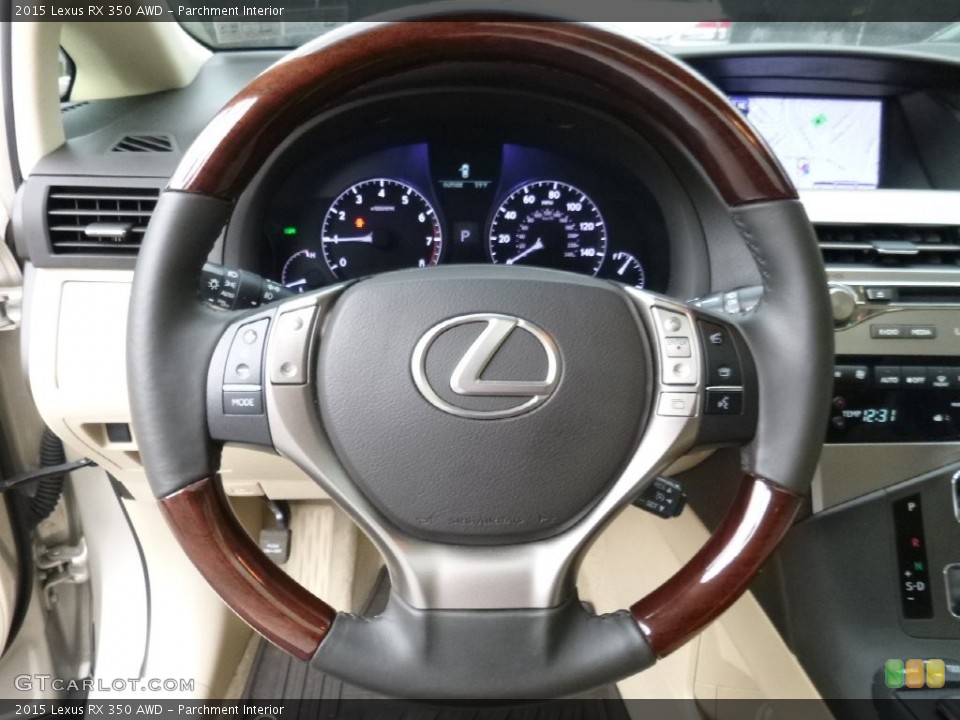 Parchment Interior Steering Wheel for the 2015 Lexus RX 350 AWD #109384244