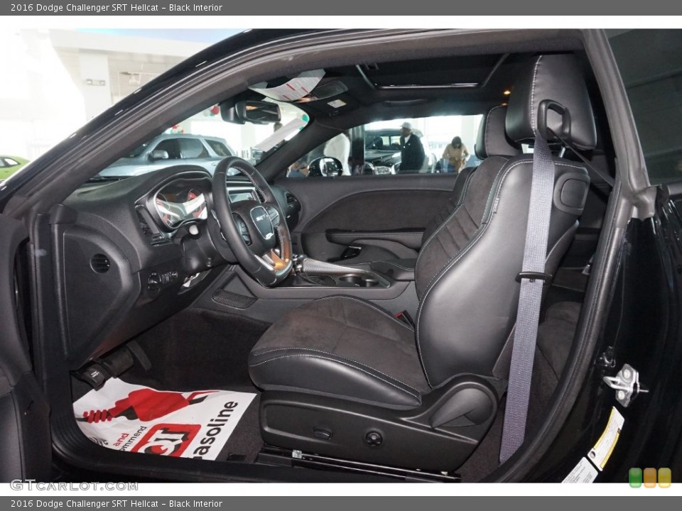 Black Interior Photo for the 2016 Dodge Challenger SRT Hellcat #109387224