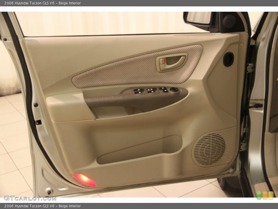 Beige Interior Door Panel for the 2006 Hyundai Tucson GLS V6 #109396459