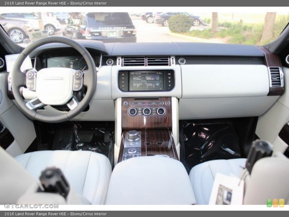 Ebony/Cirrus Interior Dashboard for the 2016 Land Rover Range Rover HSE #109408630