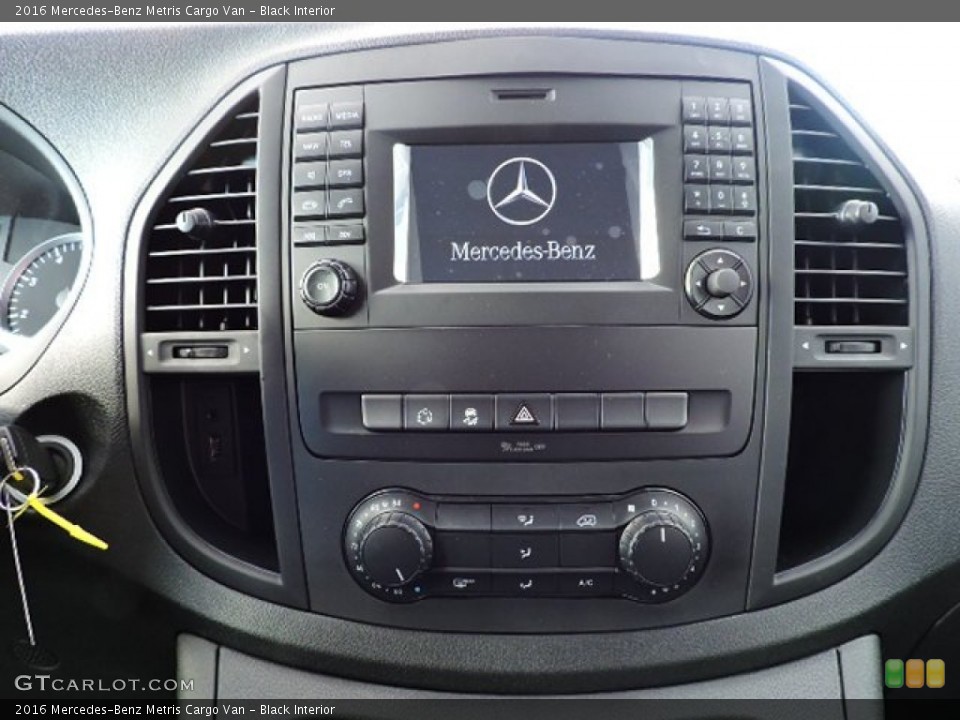 Black Interior Controls for the 2016 Mercedes-Benz Metris Cargo Van #109413501
