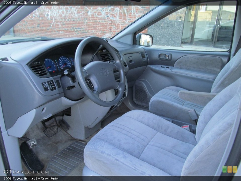 Gray Interior Photo for the 2003 Toyota Sienna LE #109416465