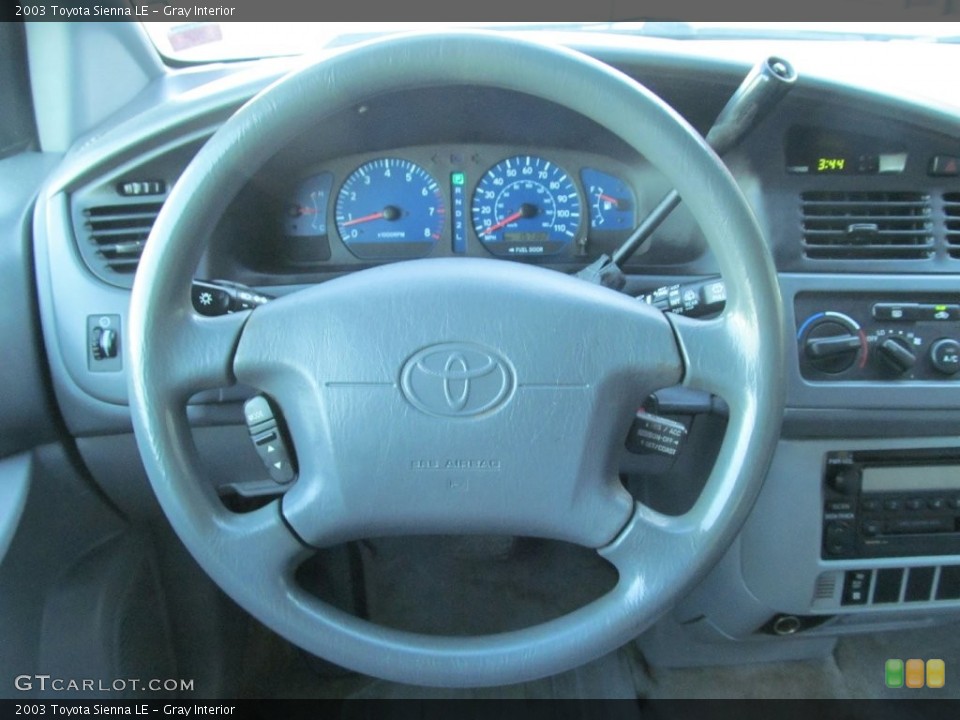 Gray Interior Steering Wheel for the 2003 Toyota Sienna LE #109416672