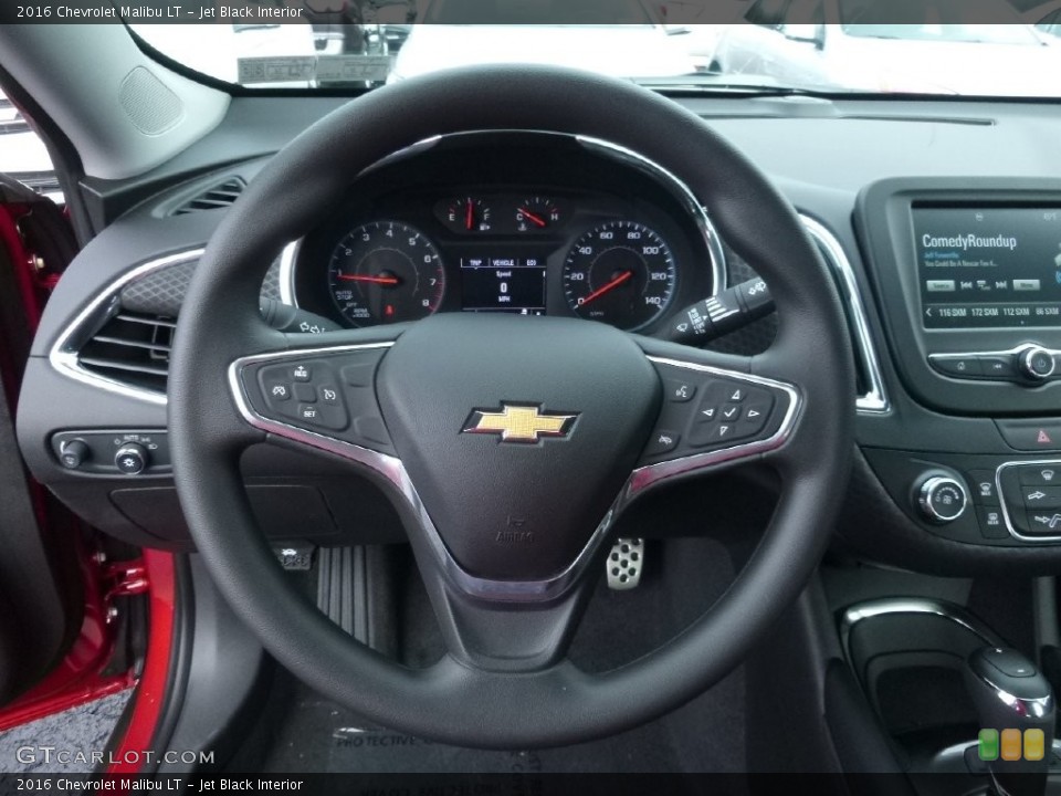 Jet Black Interior Steering Wheel for the 2016 Chevrolet Malibu LT #109419516