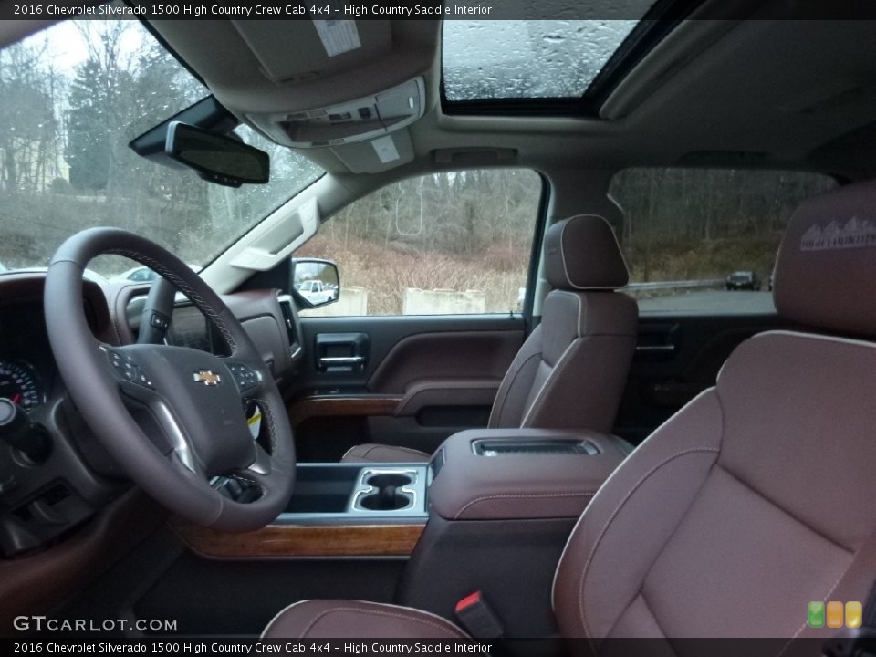 High Country Saddle Interior Photo for the 2016 Chevrolet Silverado 1500 High Country Crew Cab 4x4 #109419829