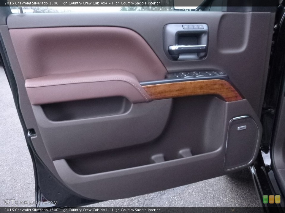 High Country Saddle Interior Door Panel for the 2016 Chevrolet Silverado 1500 High Country Crew Cab 4x4 #109419896