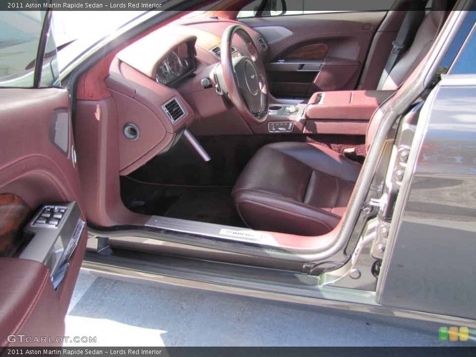 Lords Red Interior Photo for the 2011 Aston Martin Rapide Sedan #109420218