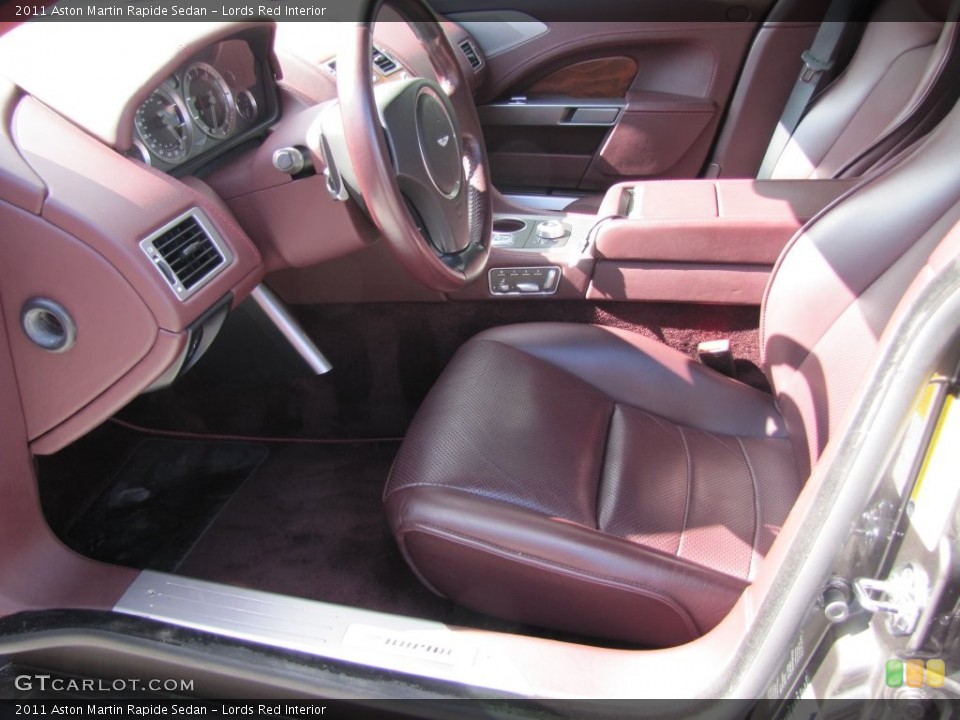 Lords Red 2011 Aston Martin Rapide Interiors