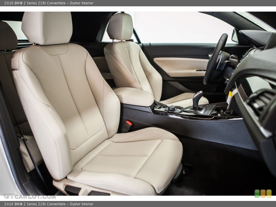 Oyster Interior Photo for the 2016 BMW 2 Series 228i Convertible #109425042