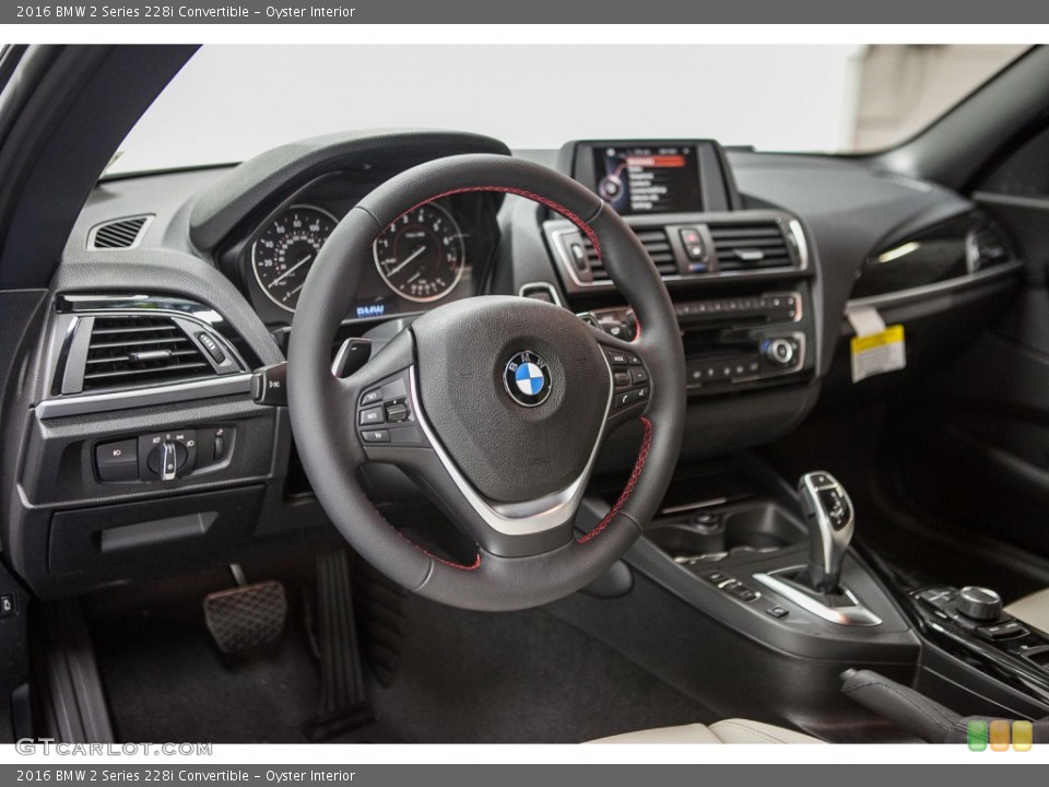 Oyster Interior Dashboard for the 2016 BMW 2 Series 228i Convertible #109425159