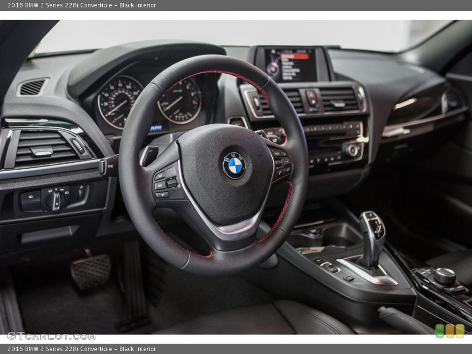 Black Interior Dashboard for the 2016 BMW 2 Series 228i Convertible #109425480