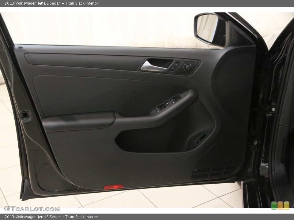 Titan Black Interior Door Panel for the 2013 Volkswagen Jetta S Sedan #109428000