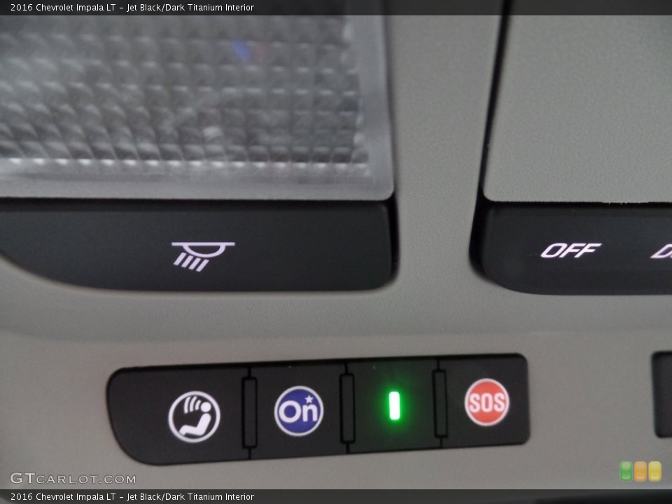 Jet Black/Dark Titanium Interior Controls for the 2016 Chevrolet Impala LT #109433364