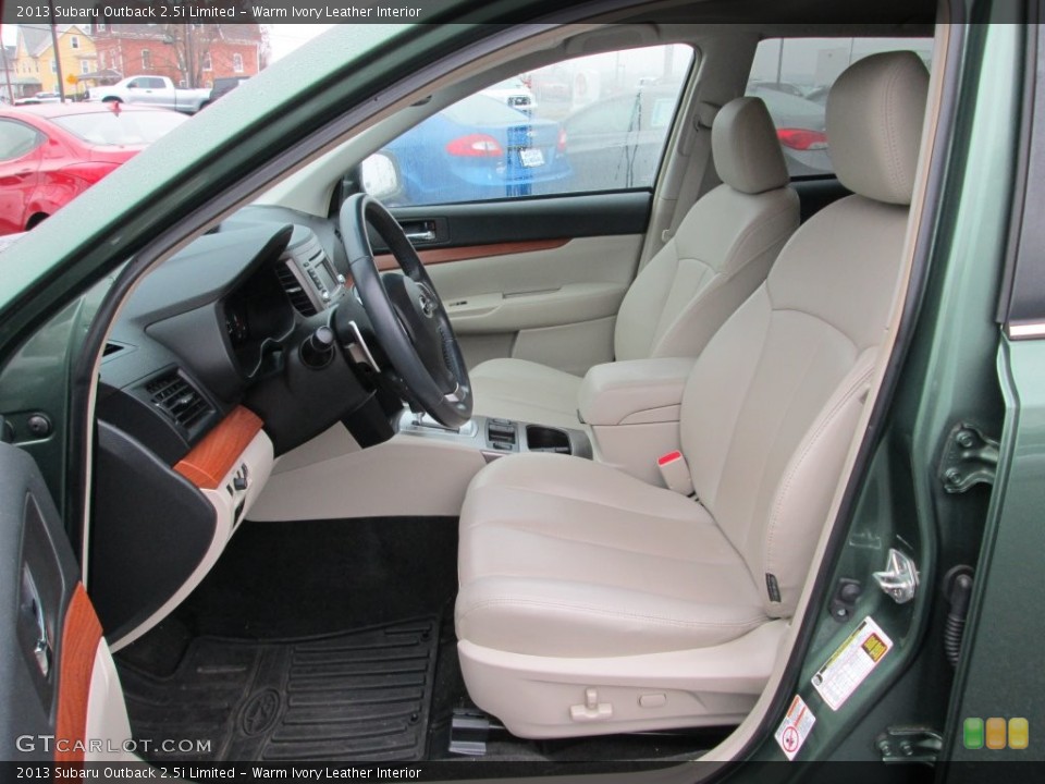 Warm Ivory Leather Interior Photo for the 2013 Subaru Outback 2.5i Limited #109438830