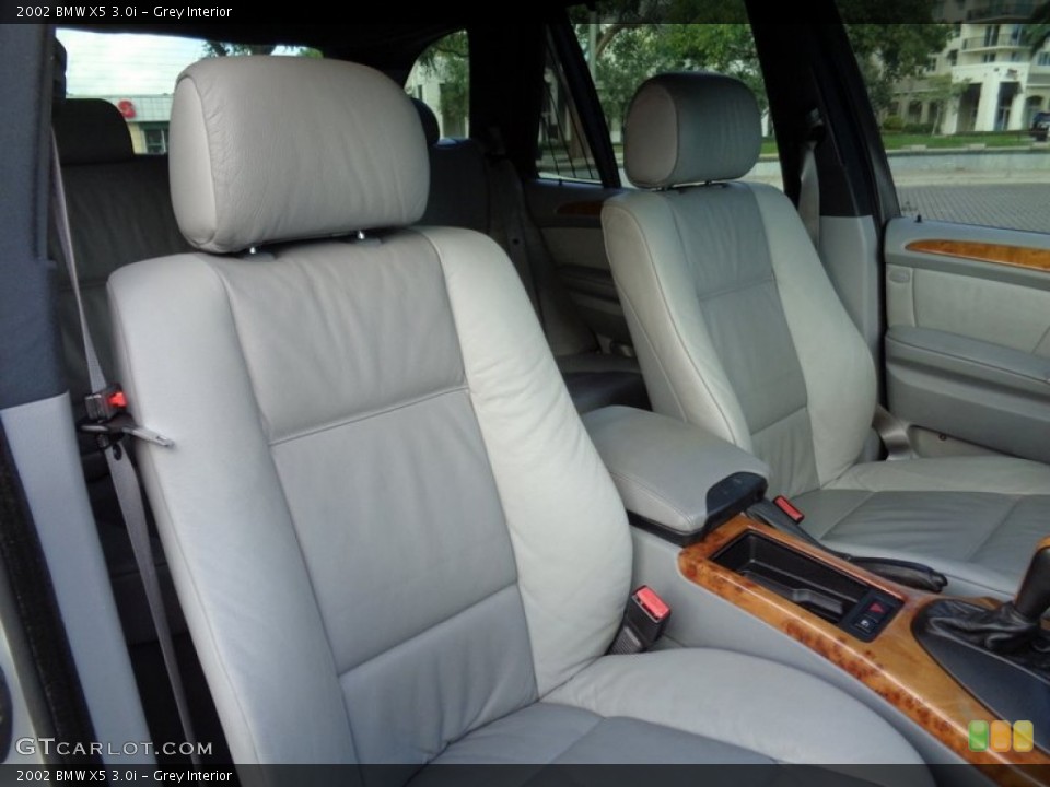 Grey 2002 BMW X5 Interiors