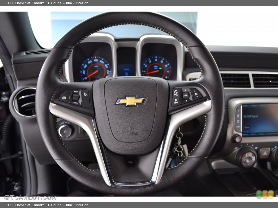Black Interior Steering Wheel for the 2014 Chevrolet Camaro LT Coupe #109449180