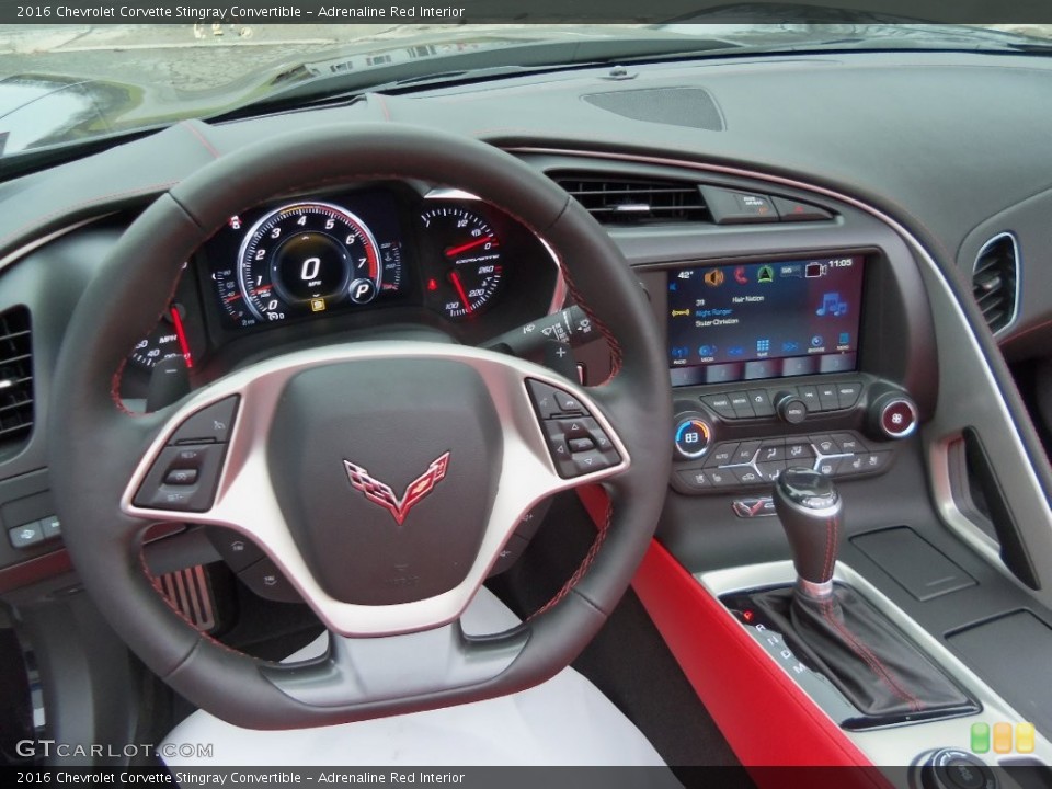 Adrenaline Red Interior Dashboard for the 2016 Chevrolet Corvette Stingray Convertible #109452729