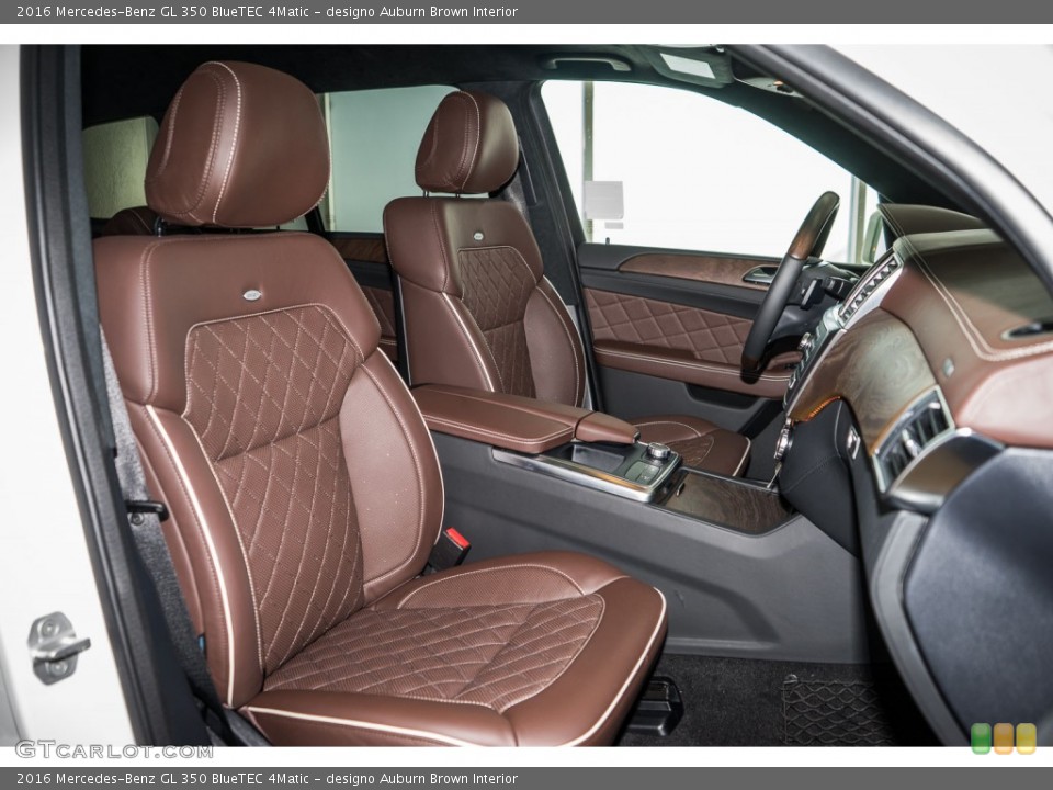 designo Auburn Brown Interior Front Seat for the 2016 Mercedes-Benz GL 350 BlueTEC 4Matic #109463922