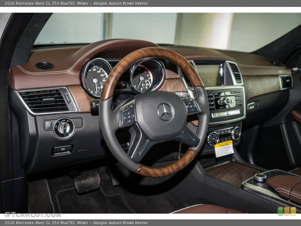 designo Auburn Brown 2016 Mercedes-Benz GL Interiors