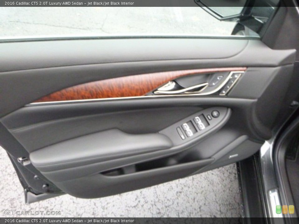 Jet Black/Jet Black Interior Door Panel for the 2016 Cadillac CTS 2.0T Luxury AWD Sedan #109467084
