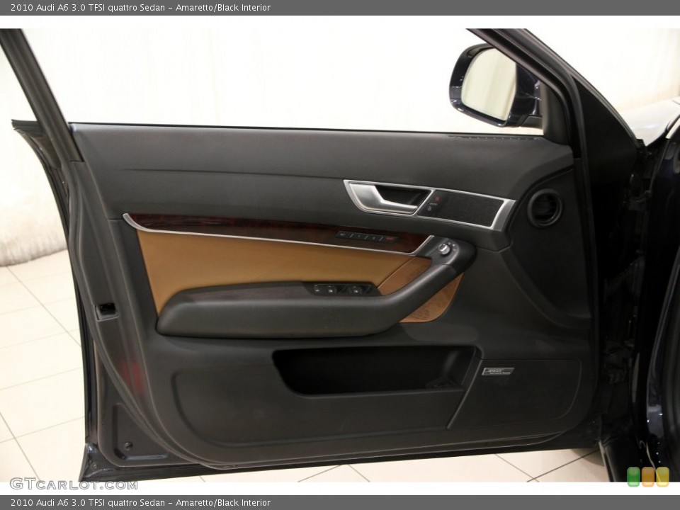 Amaretto/Black Interior Door Panel for the 2010 Audi A6 3.0 TFSI quattro Sedan #109471653