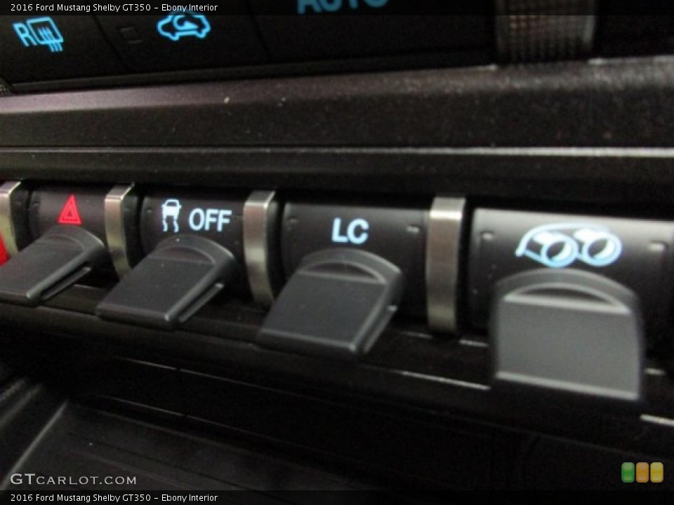 Ebony Interior Controls for the 2016 Ford Mustang Shelby GT350 #109472226