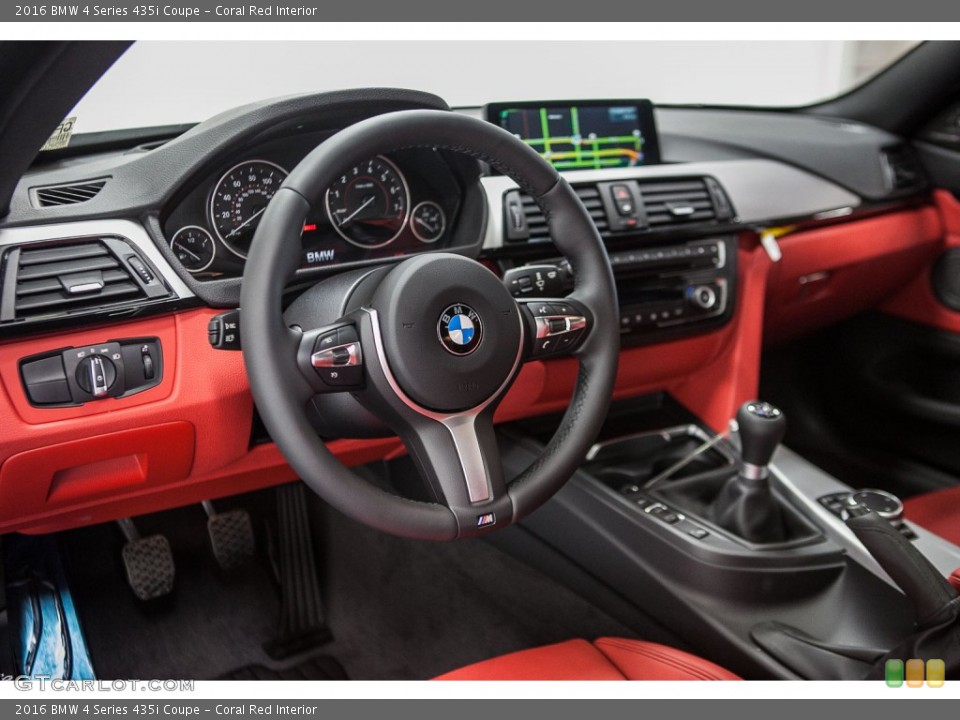 Coral Red Interior Prime Interior for the 2016 BMW 4 Series 435i Coupe #109483466